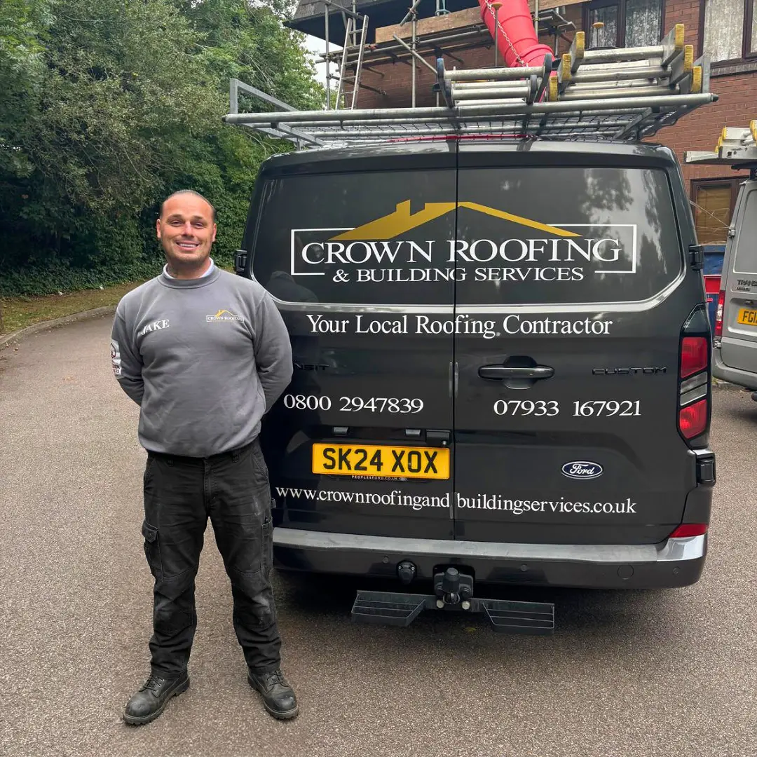 Jake Lansdell, owner of Crown Roofing & Building Services